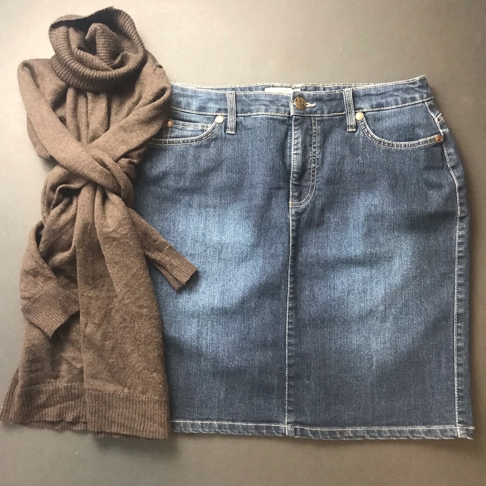 Nine West Vintage America denim skirt